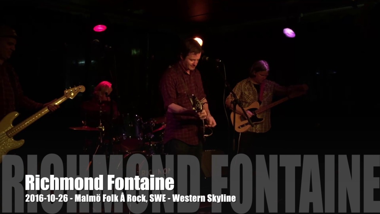 Richmond Fontaine - Western Skyline - 2016-10-26 - Malmö Folk Å Rock, SWE