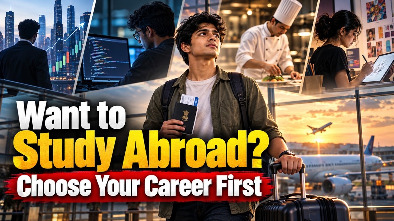 Study Abroad 2026 | Choose Your Career First | Best Career Options After 12th & Graduation