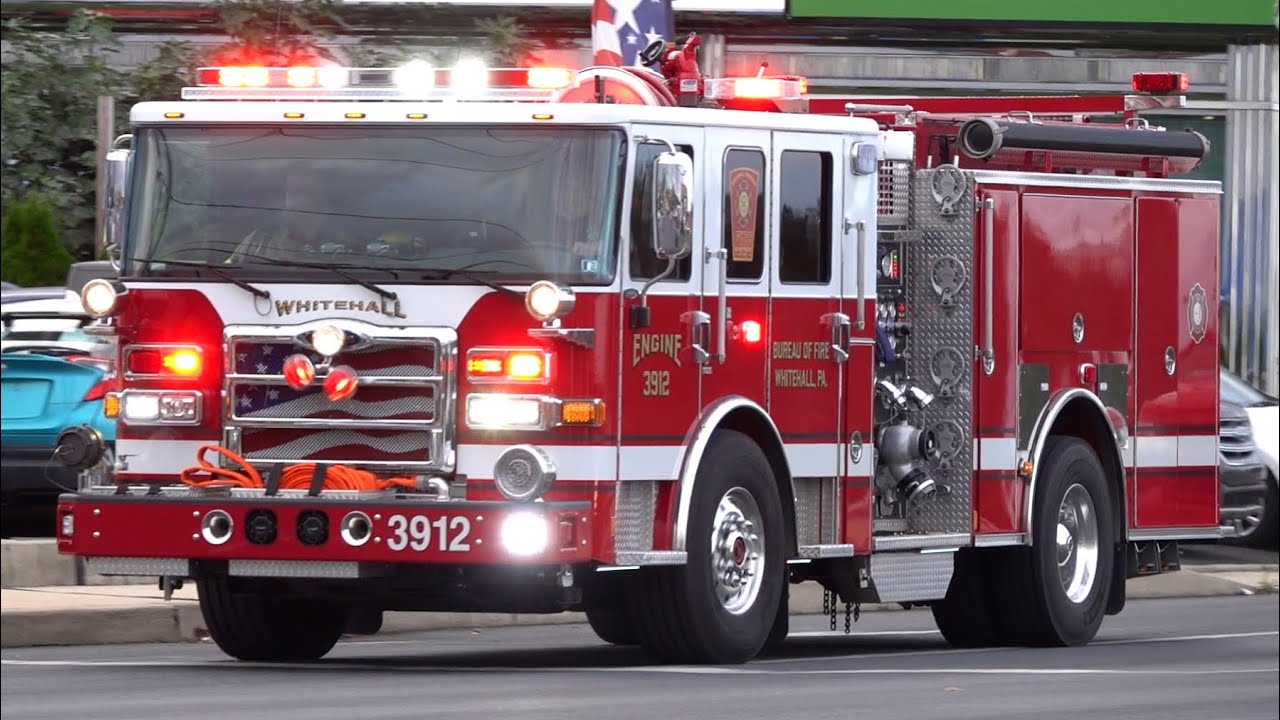 Whitehall Township Fire Department Engine 3912 Responding 10/18/21
