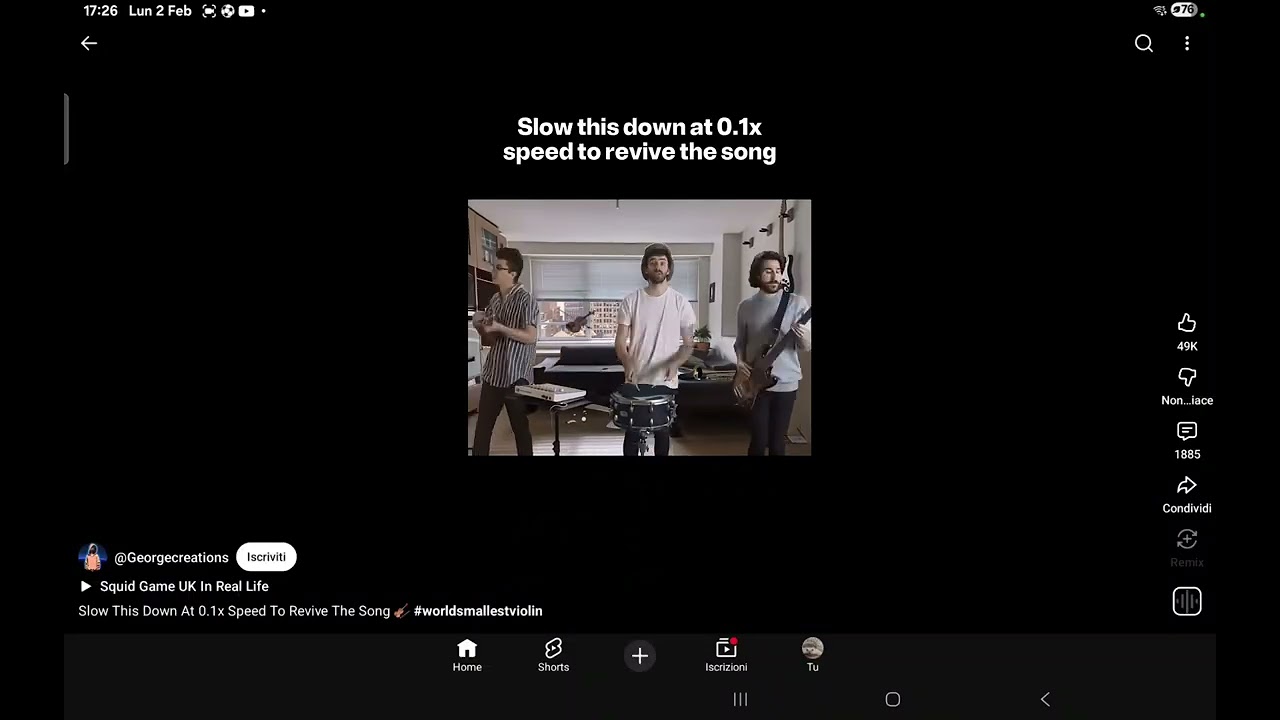 Mettete l audio a 0.1 e scoprirete che canzone &eacute;