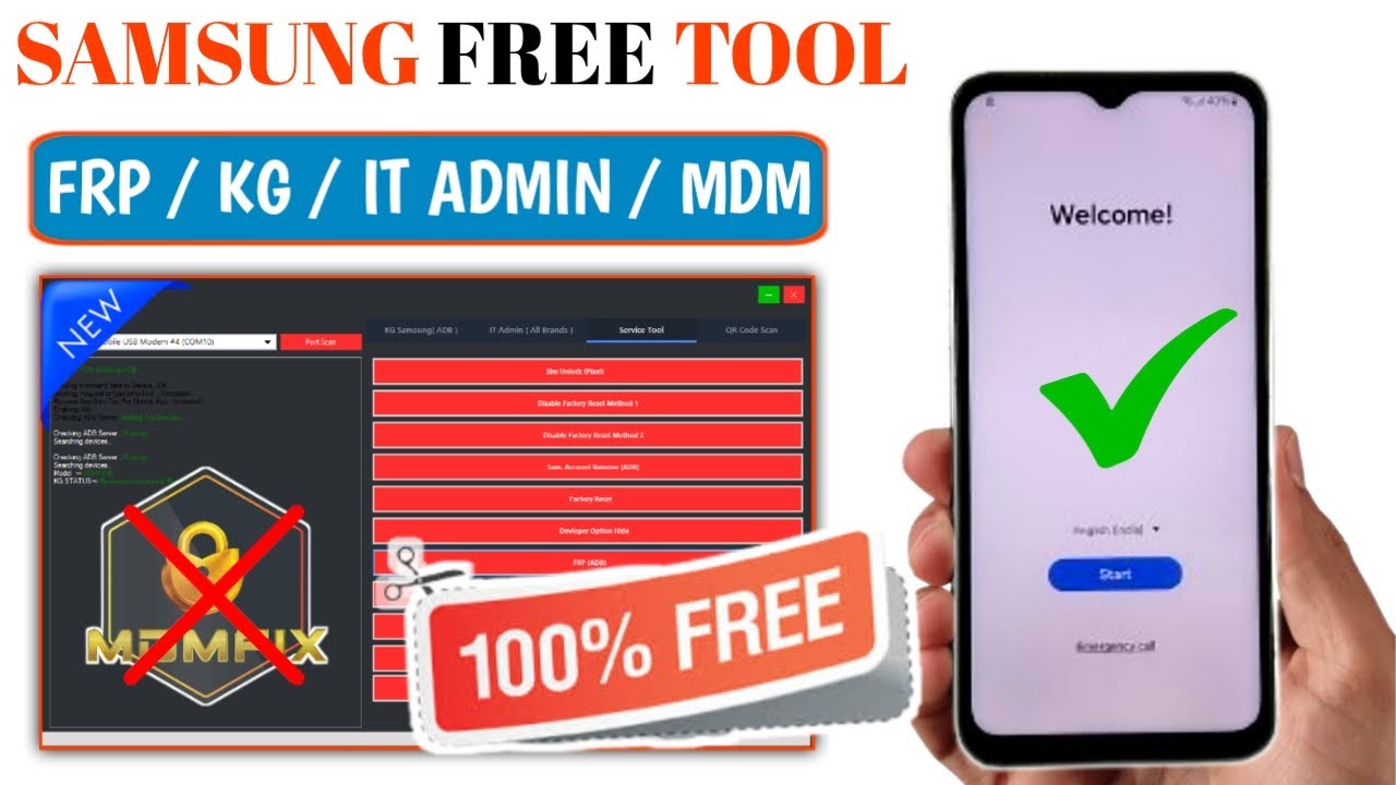 All Samsung KG/MDM/Knox Lock Remove Free Tool || Permanent KG Remove ✅ GSM Srinu Tool Free