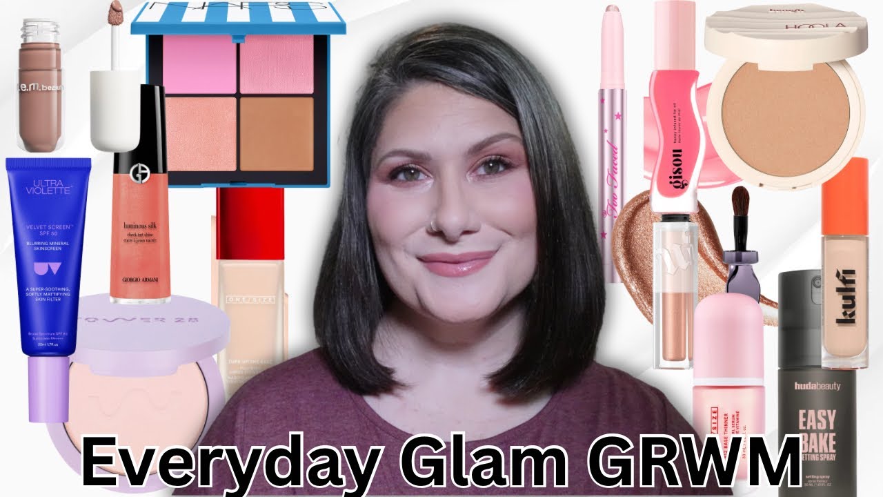 SIMPLE EVERYDAY GLAM | GRWM USING NEW MAKEUP