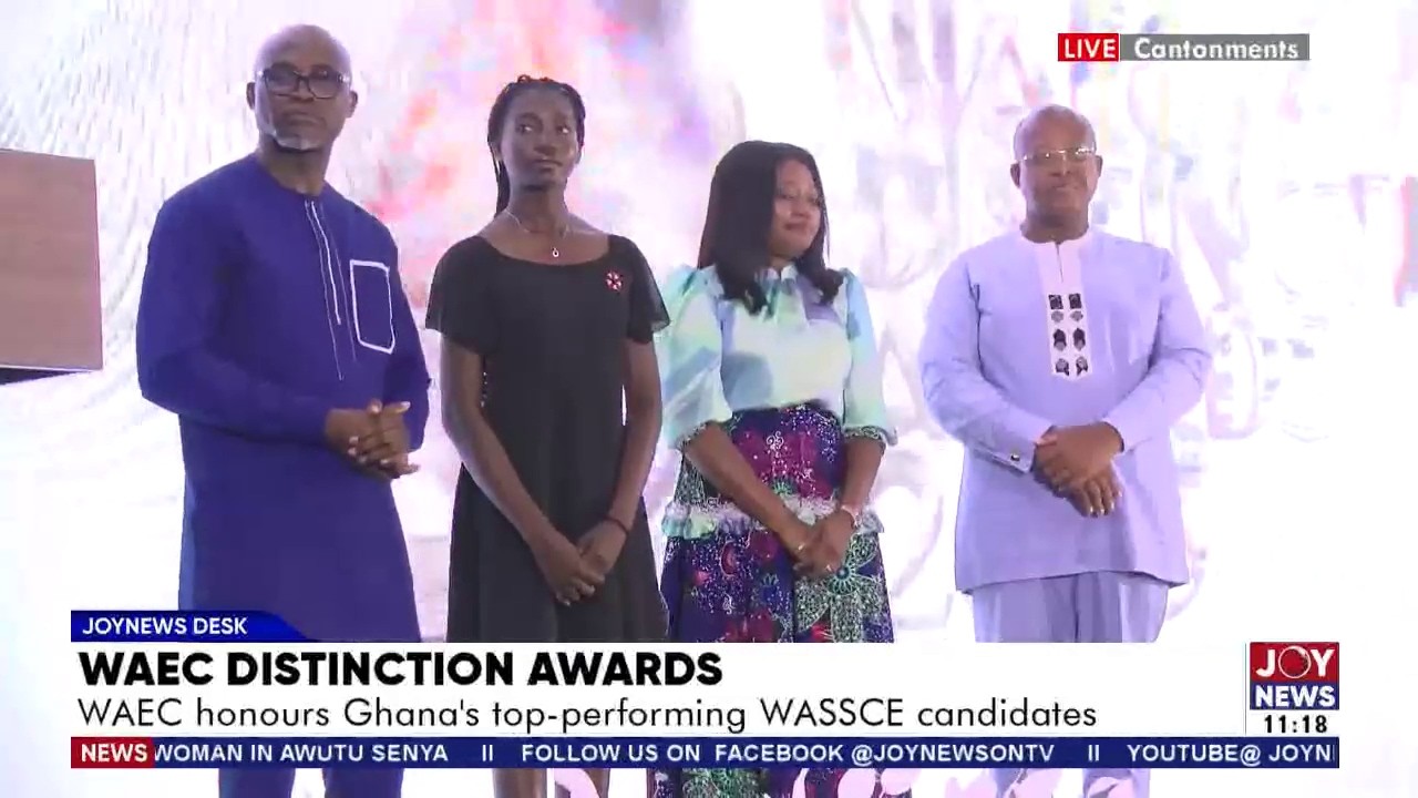 WAEC Distinction Award: WAEC honours Ghana's top performing WASSCE candidates