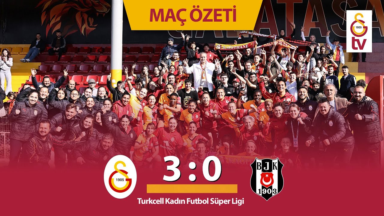 Maç Özeti | Galatasaray Petrol Ofisi - Beşiktaş UP (Turkcell Kadın Futbol Süper Ligi 21. Hafta)