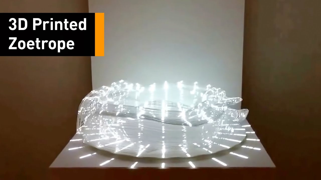 Meet The First 3D Printed Zoetrope...That Creates 3D Motion