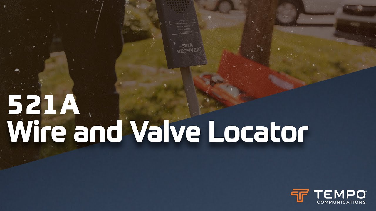 How to find irrigation wires and valves using Tempo's 521A&trade;