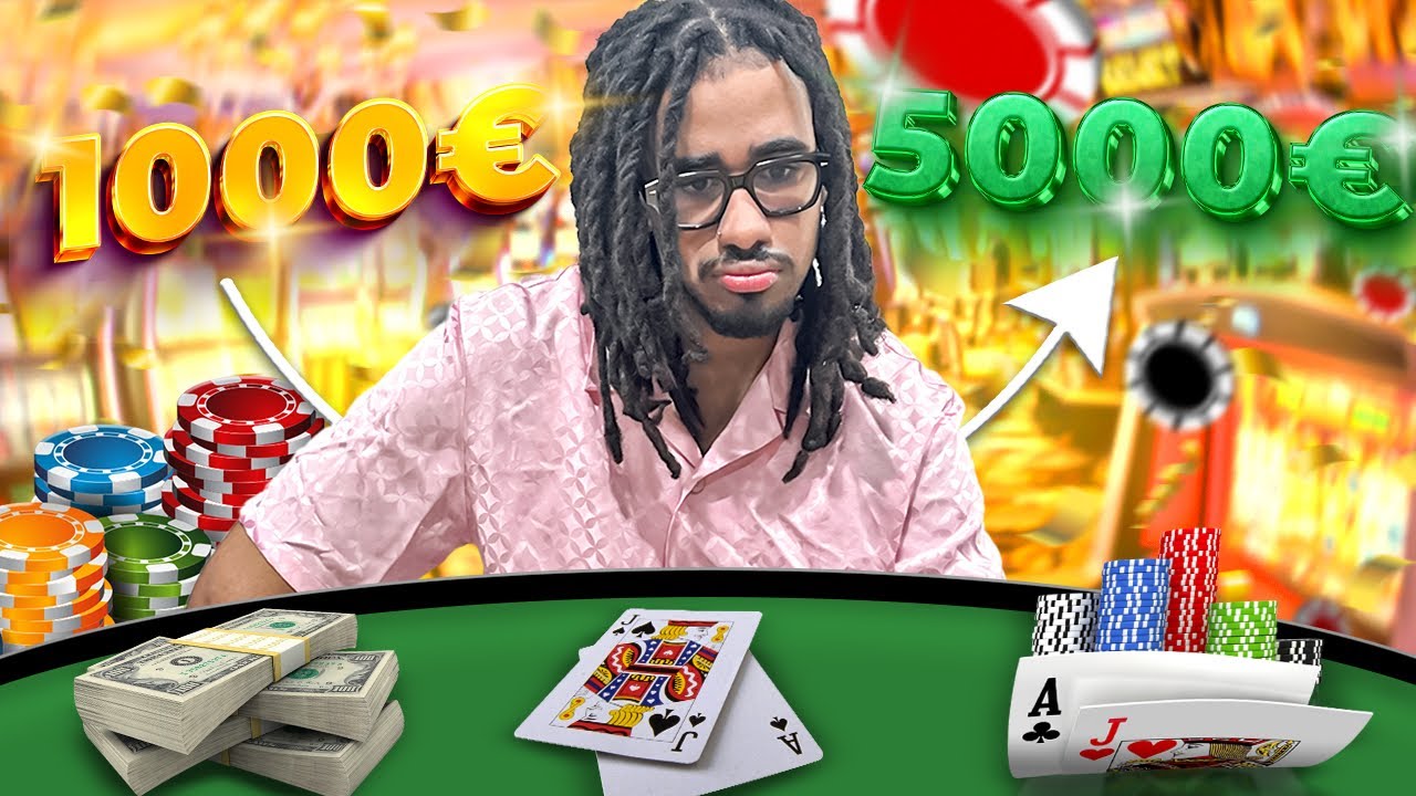 Challenge 1000€ À 5000€ Blackjack au Casino IRL Très Risqué ! 