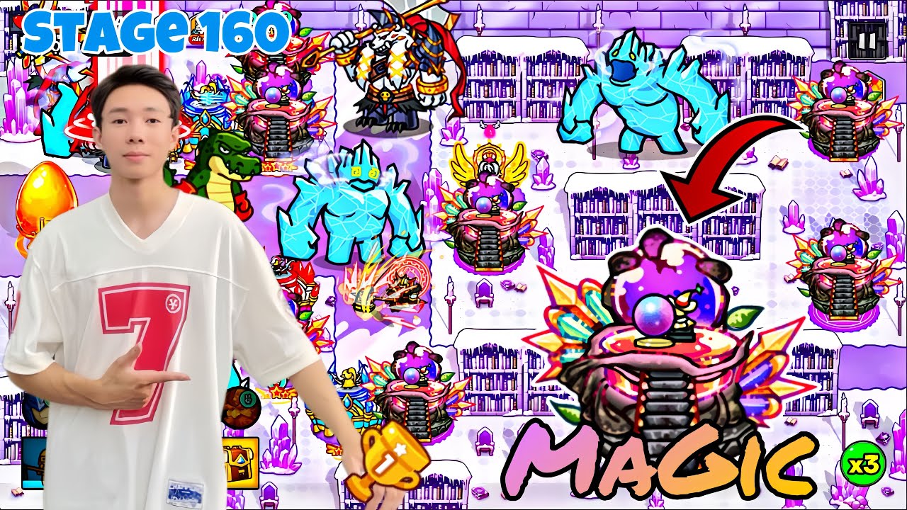 Stage 160 Chỉ Cần MaGic !!! | Gold Tower Defence | LMD Game