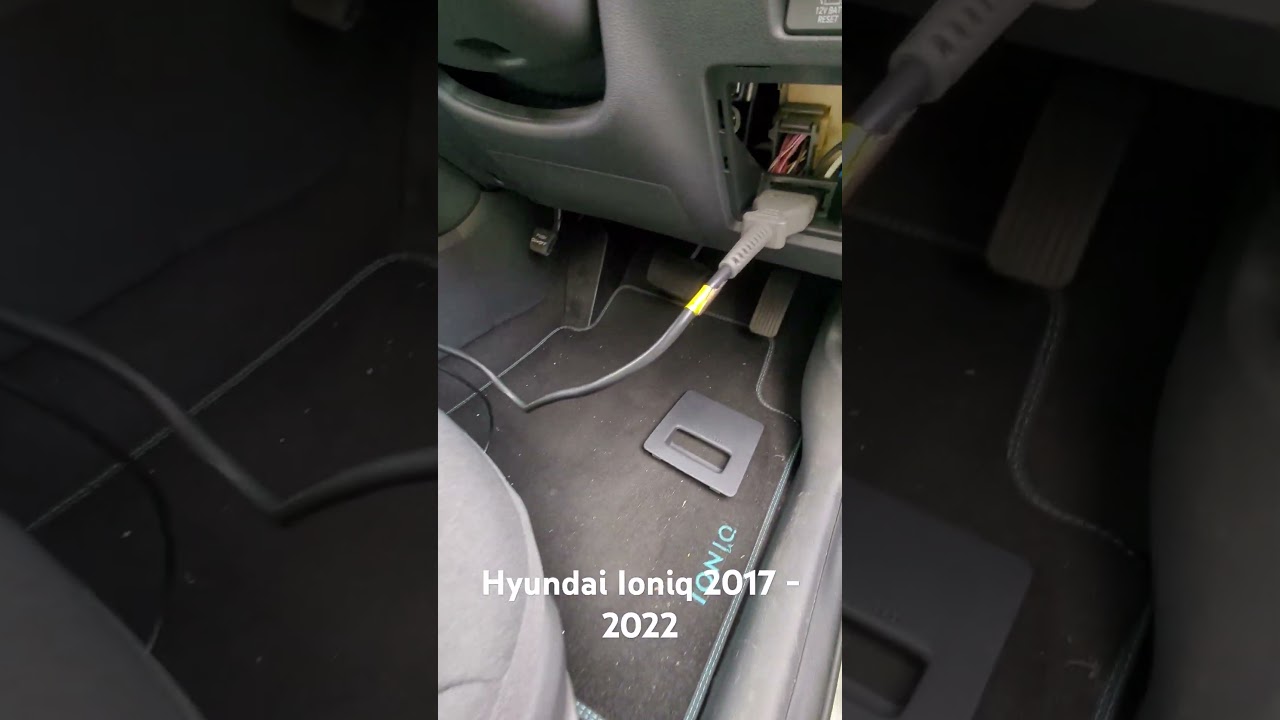 OBD Location Hyundai Ioniq 2017 - 2022. Diagnostic Socket Location.