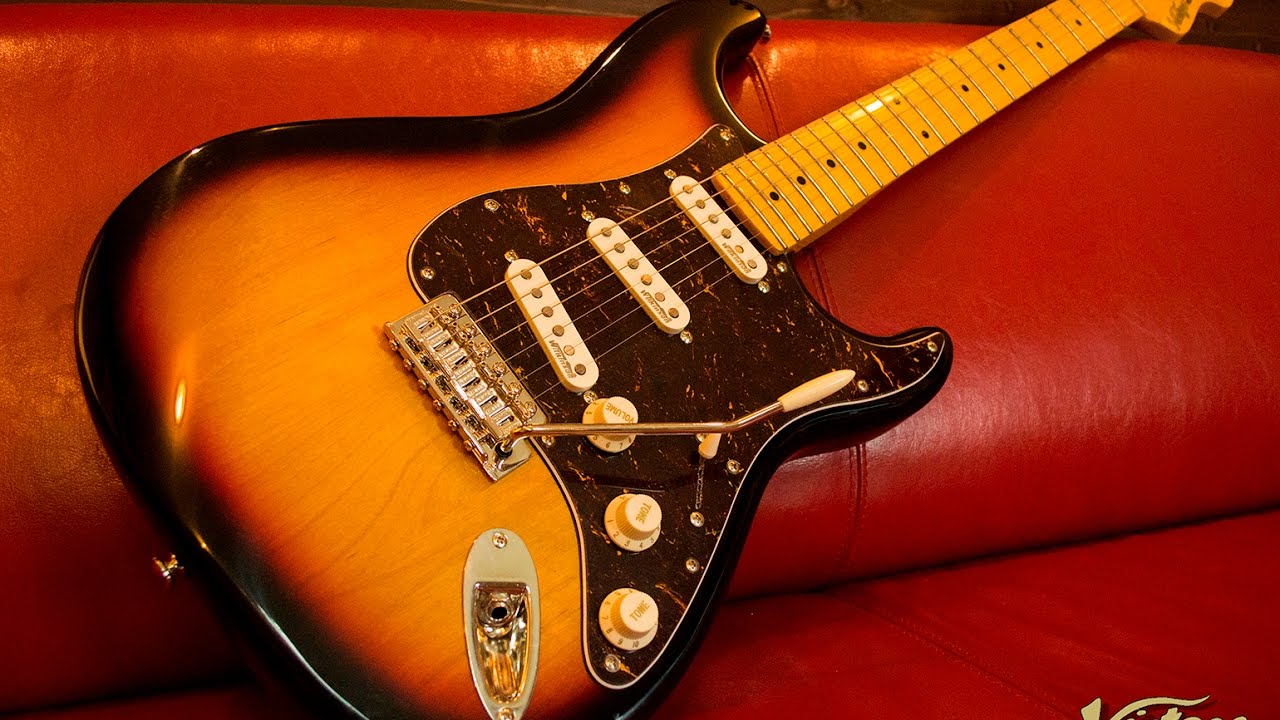 Vintage V6MSSB Electric Guitar Demo