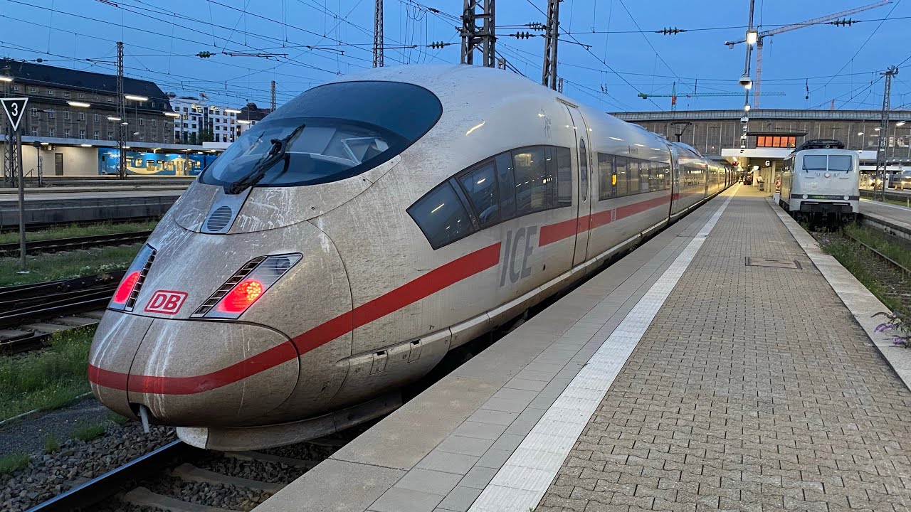 Mit VOLLGAS 300 KM/H & SOUND im ICE 3 Br 403 als ICE1007 von Berlin Gesundbrunnen nach M&uuml;nchen Hbf