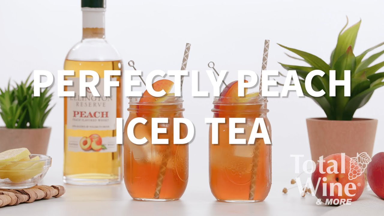 Perfectly Peach Iced Tea Cocktail Recipe