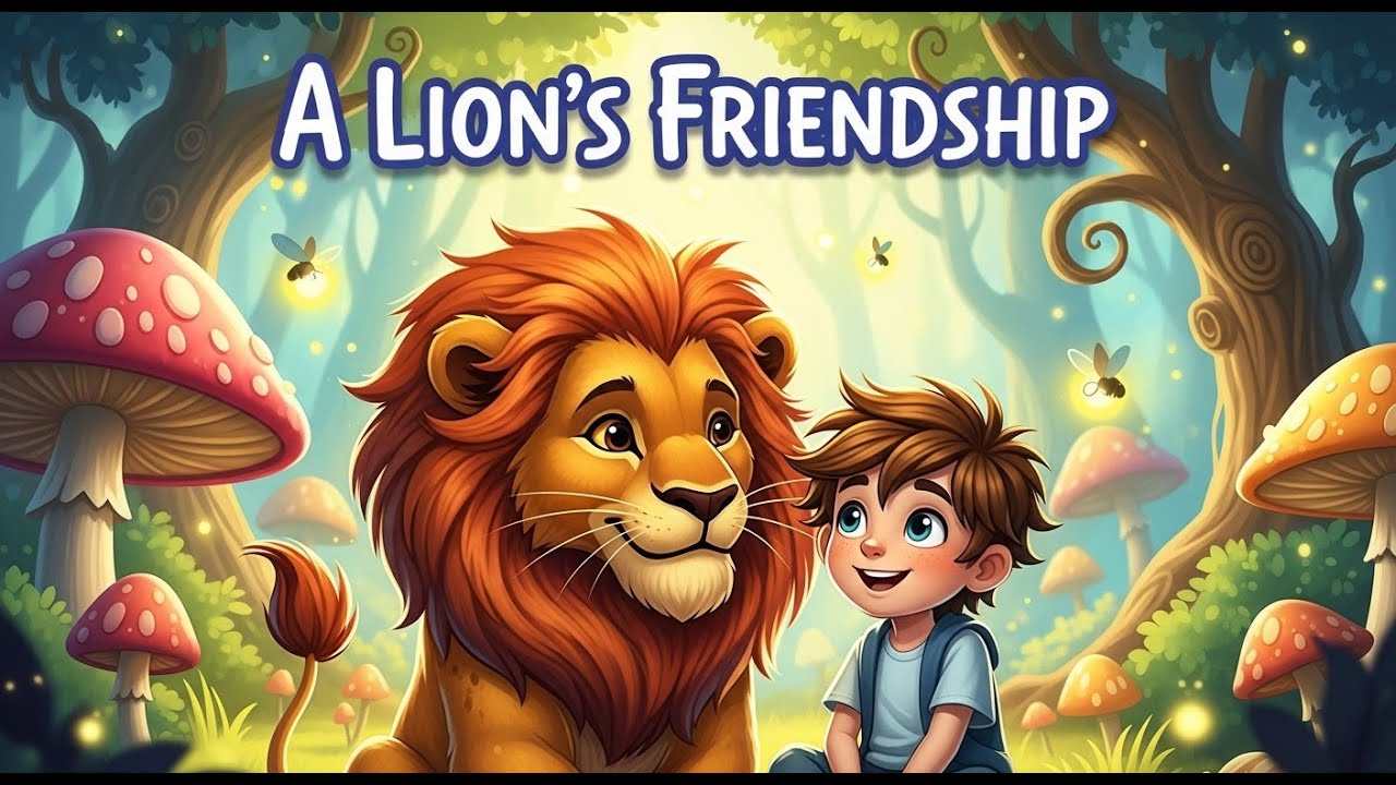 A Lion’s Friendship 🦁🤝 | Kids Moral Story | Kindness, Trust & True Friends