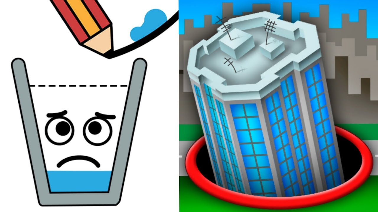 Happy Glass Logic Vs Hole.io - MAX LEVEL Gameplay Walkthrough Dominate the City (Android, iOS)!