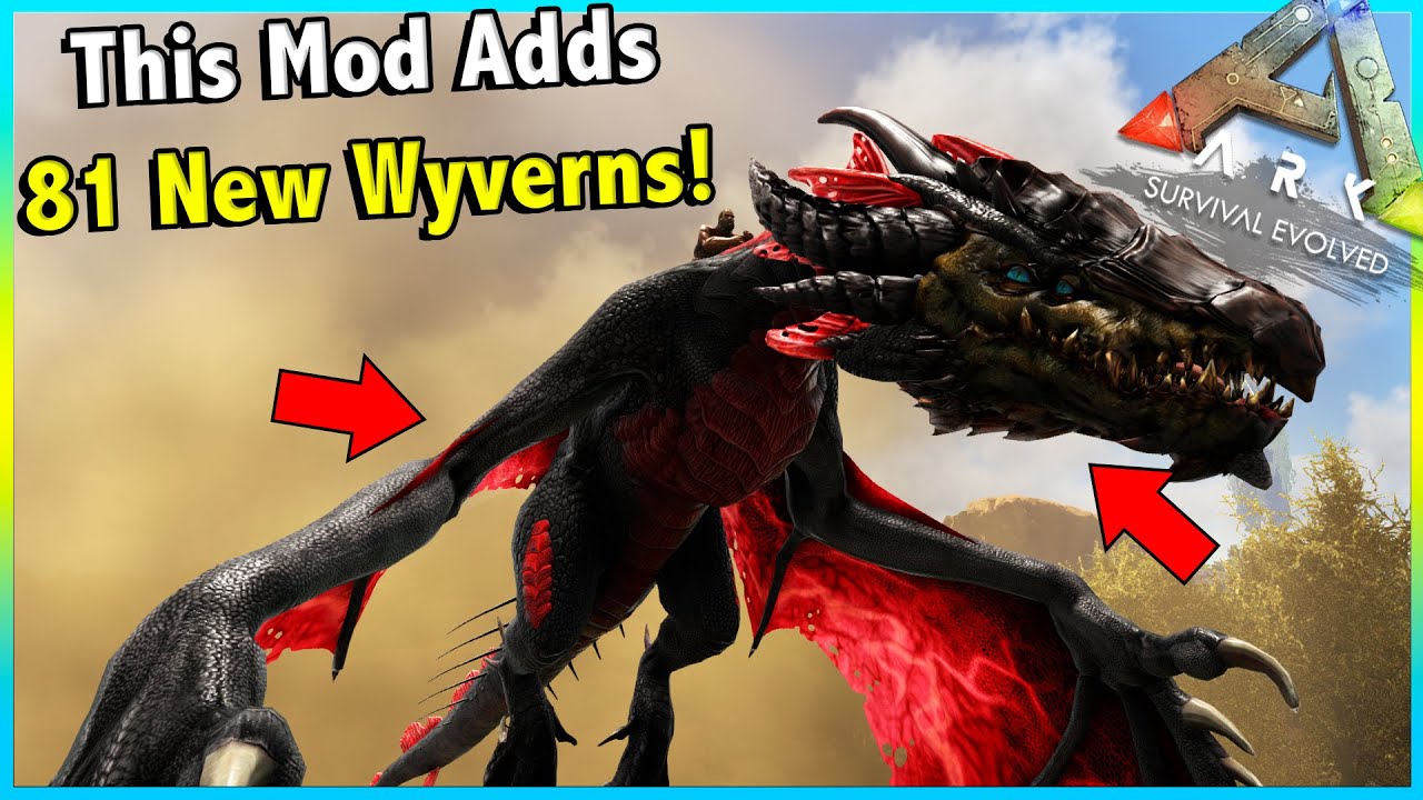 THESE NEW WYVERNS CALL DOWN METEORS, SANDSTORMS, AND BLIZZARDS!! || ARK MOD SHOWCASE!