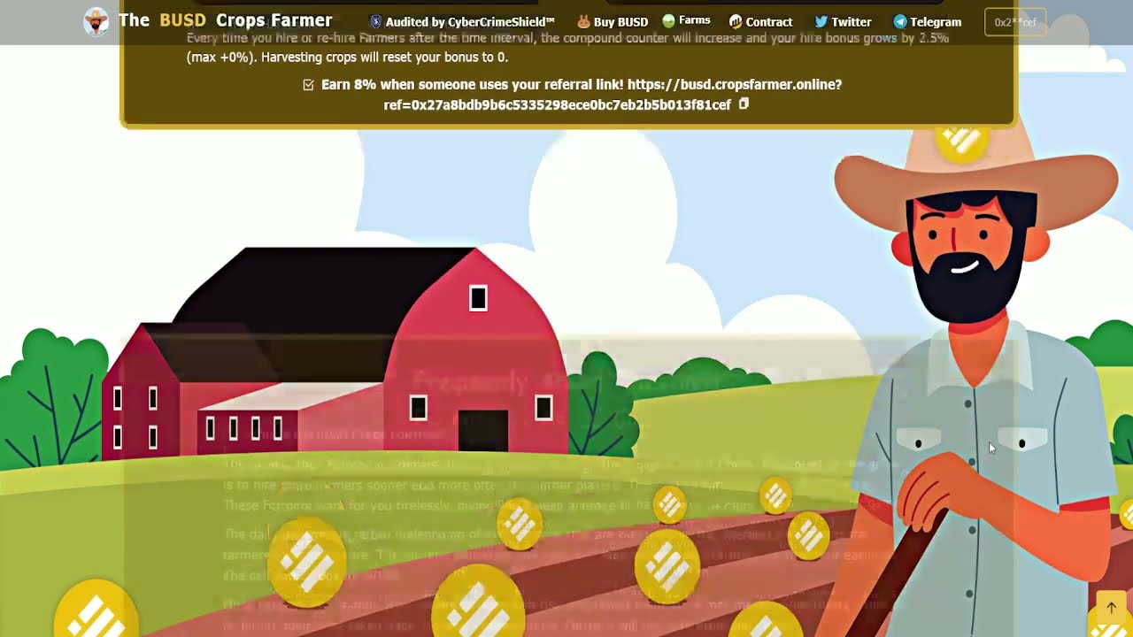 THE BUSD CROPS FARMER HOW TO MAKE $100 A DAY BAKED BEANS 🥳
