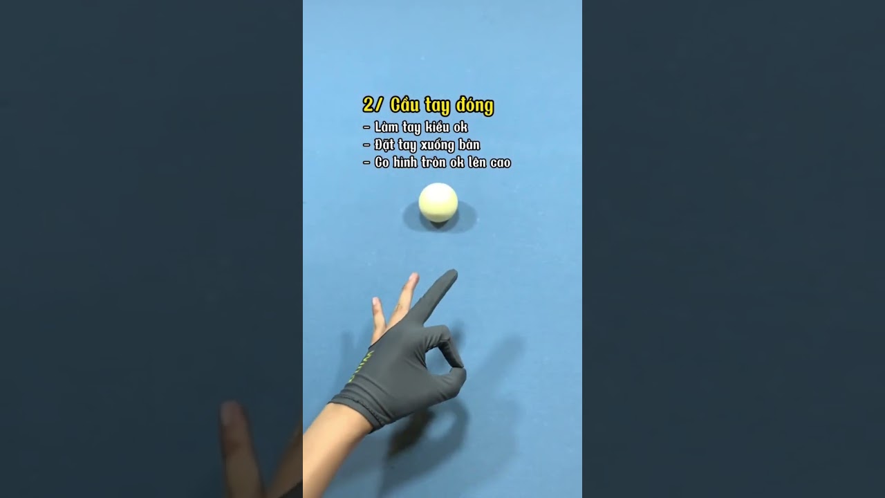 Cầu tay cơ bản trong bida #billiards #bida #billiard #pool #libre #86billiards #bidanhaxuong