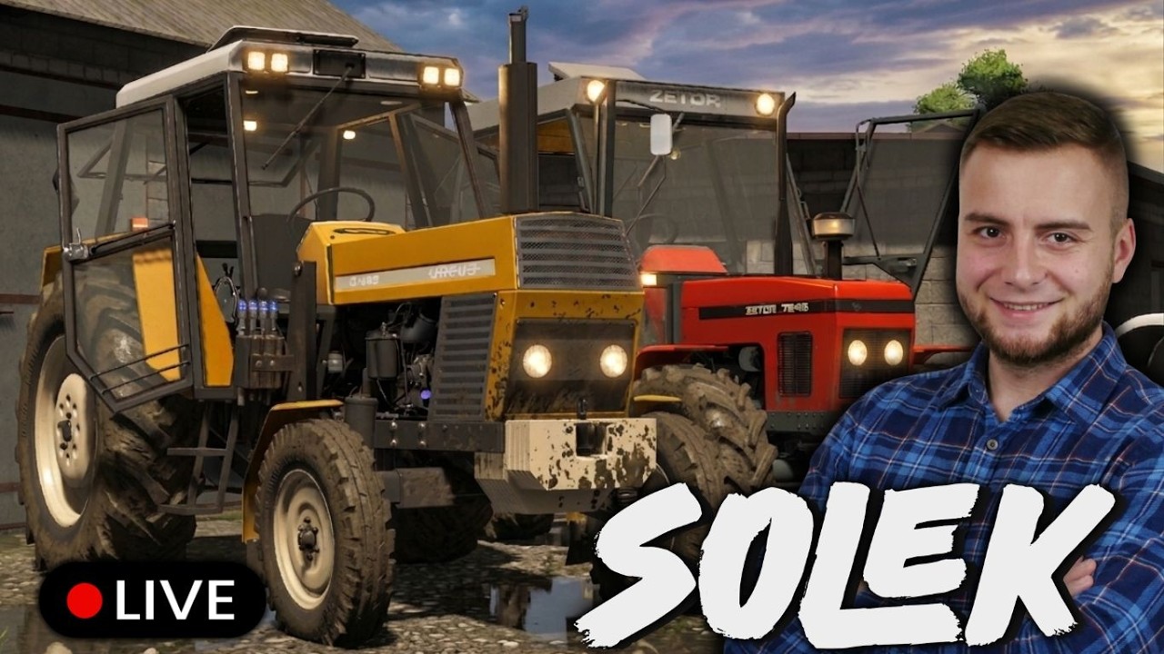 LIVE 🔴 Polska Wieś na Solku [FS25] 🔥Wpadaj na LIVE 🔴 Lecimy z Pompeczkami 💪 MST