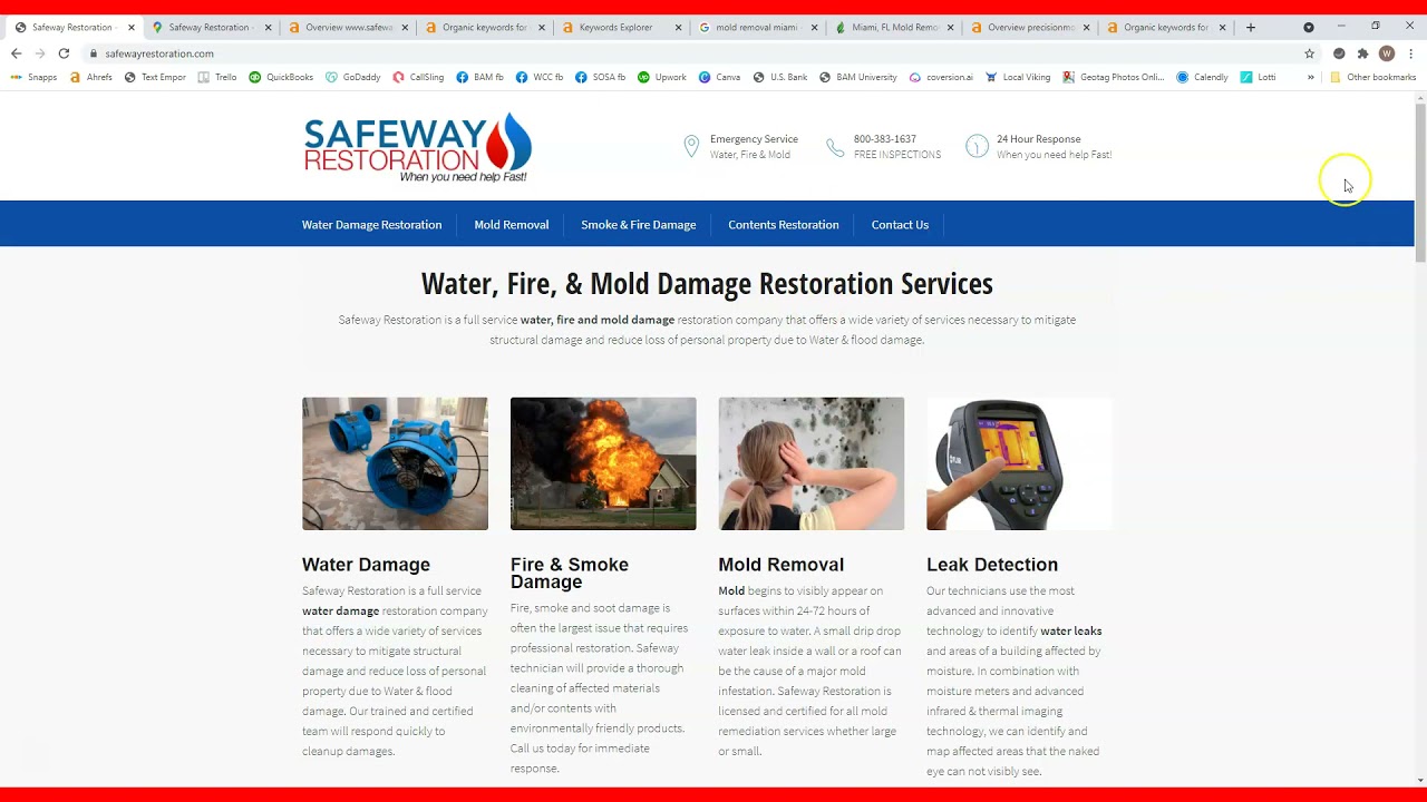 Safeway Restoration Miami Fl - Water Damage Restoration Miami Fl -Water Damage Miami - +Sales