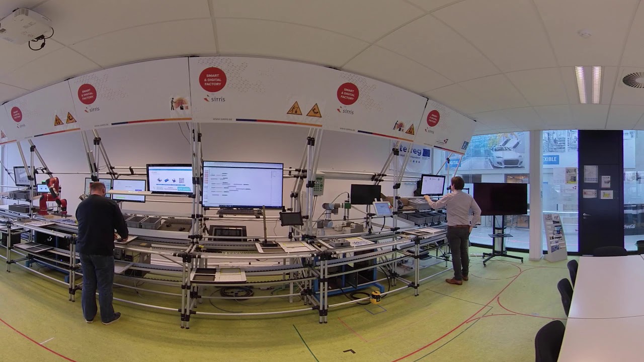 360&deg; view Applicatielab Smart Production & Assembly - Smart Assembly Line