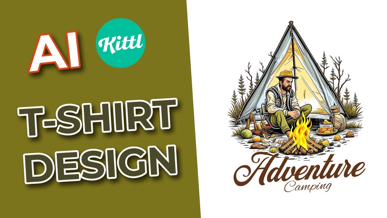Kittl Ai T-Shirt Design Bangla Tutorial For Graphics Design - (Kittl Ai Print On Demand Tutorial)