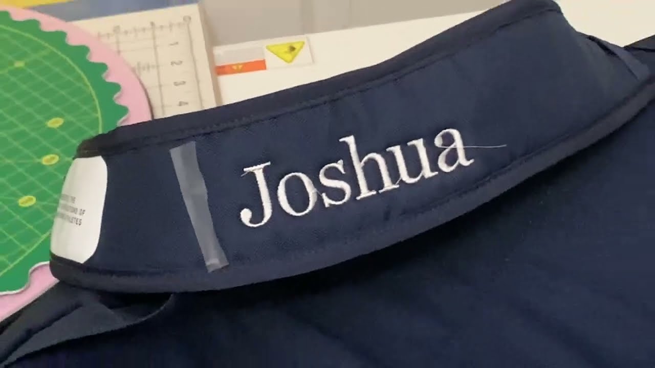 How to Embroider a Backpack Sleeve!  Working on customer order   Embroidery for Beginners