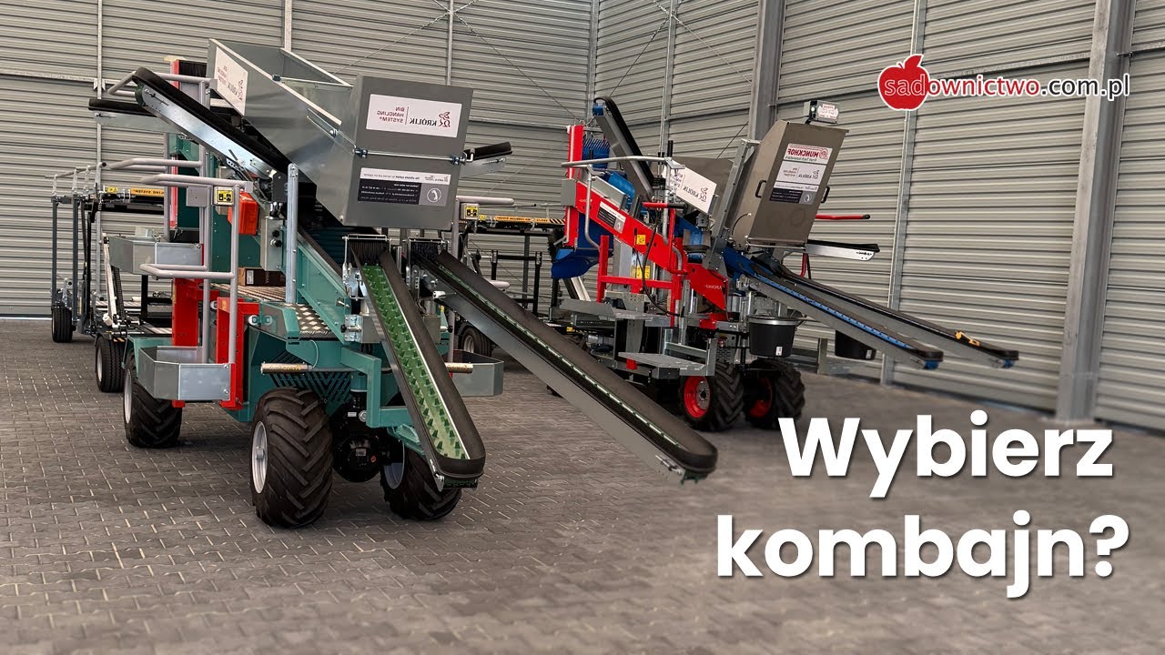 Zbiory jabłek - KOMBAJNY