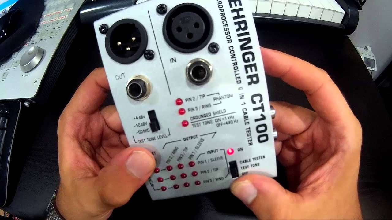DSS Tips & Tricks - Recensione Behringer CT100 (Cable Tester)