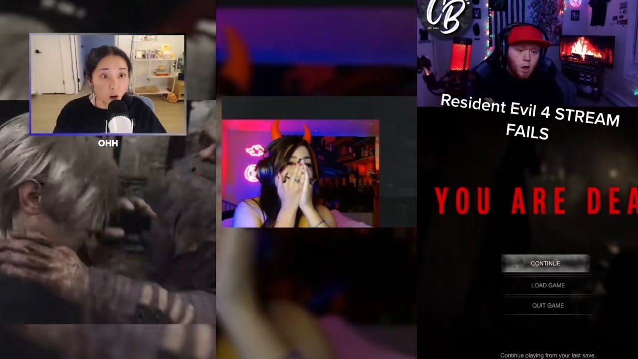 Resident Evil 4 Reaction Twitch Streamers