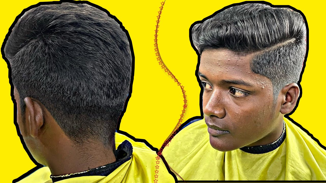 2021 New One side box haircut training Men’s hairstyle Mgms Tamil