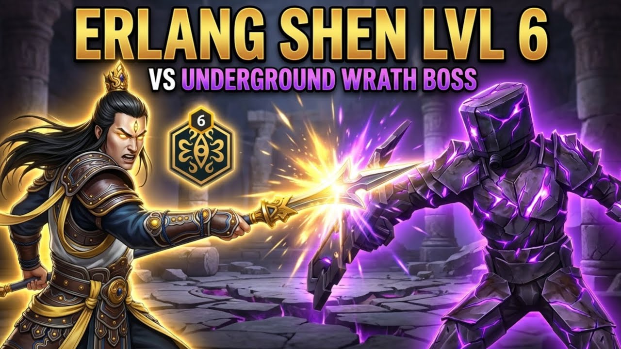 ERLANG SHEN LVL 6 IS BROKEN! 😱 | Underground Wrath Boss Fight
