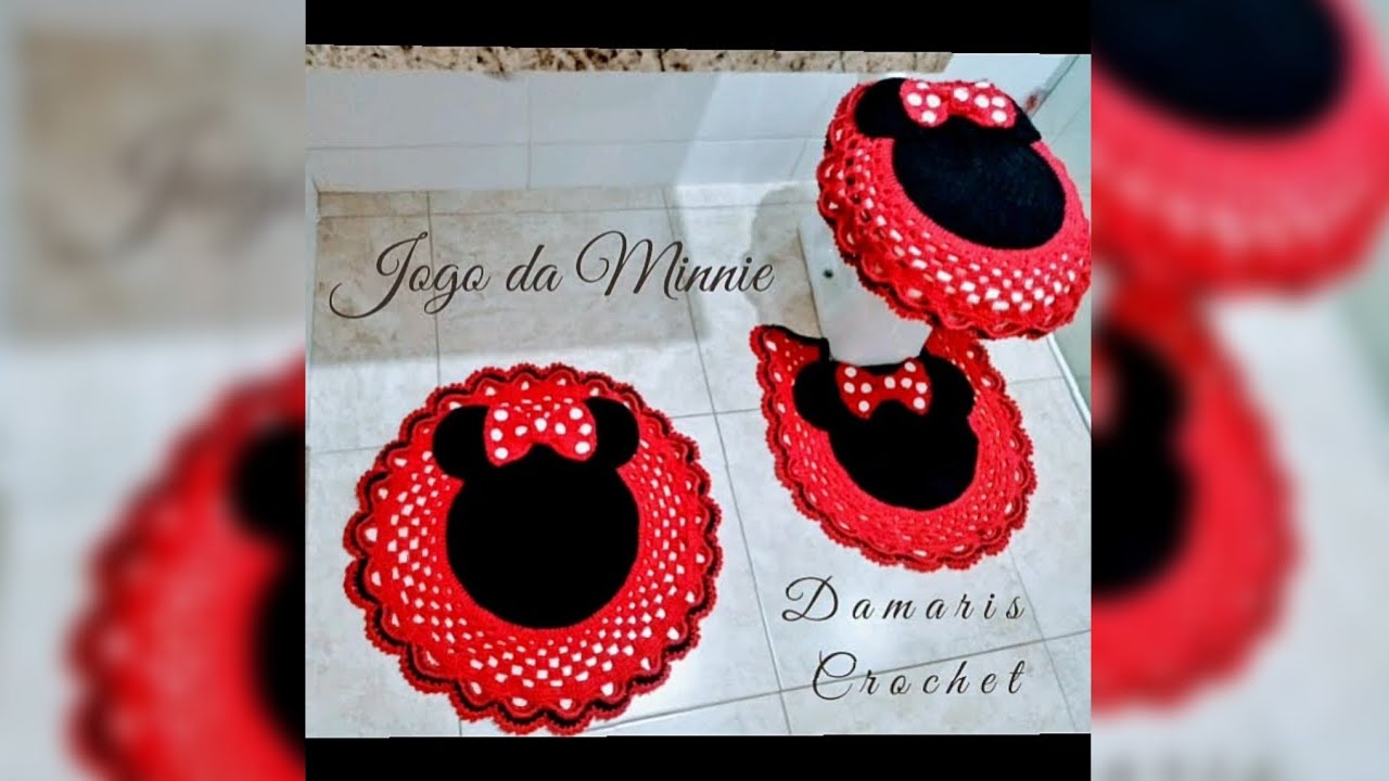 Tapete do vaso - Jogo da Minnie 