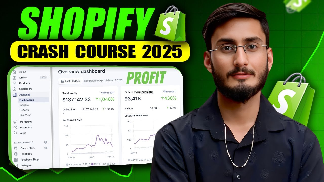 FREE Shopify Dropshipping Full Course (2025) 🔥 | Beginner to Expert Guide