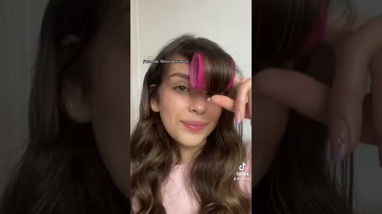 comment coiffer sa frange rideau? 👀✨ #bangtutorial #easyhairstyle #hairtutorial #hairstyletutorial