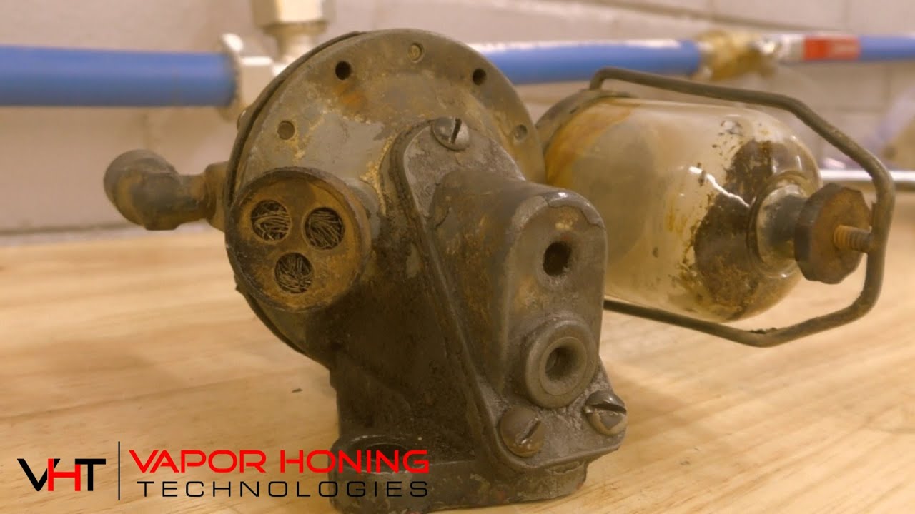 We use wet blasting to restore tractor parts - Vapor Honing Technologies