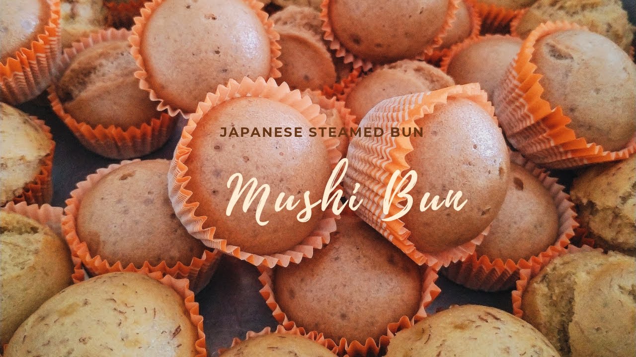 Healthy & Easy Japanese Mushi Pan (Steamed Cake) [NO BAKE] | 蒸しパンの作り方