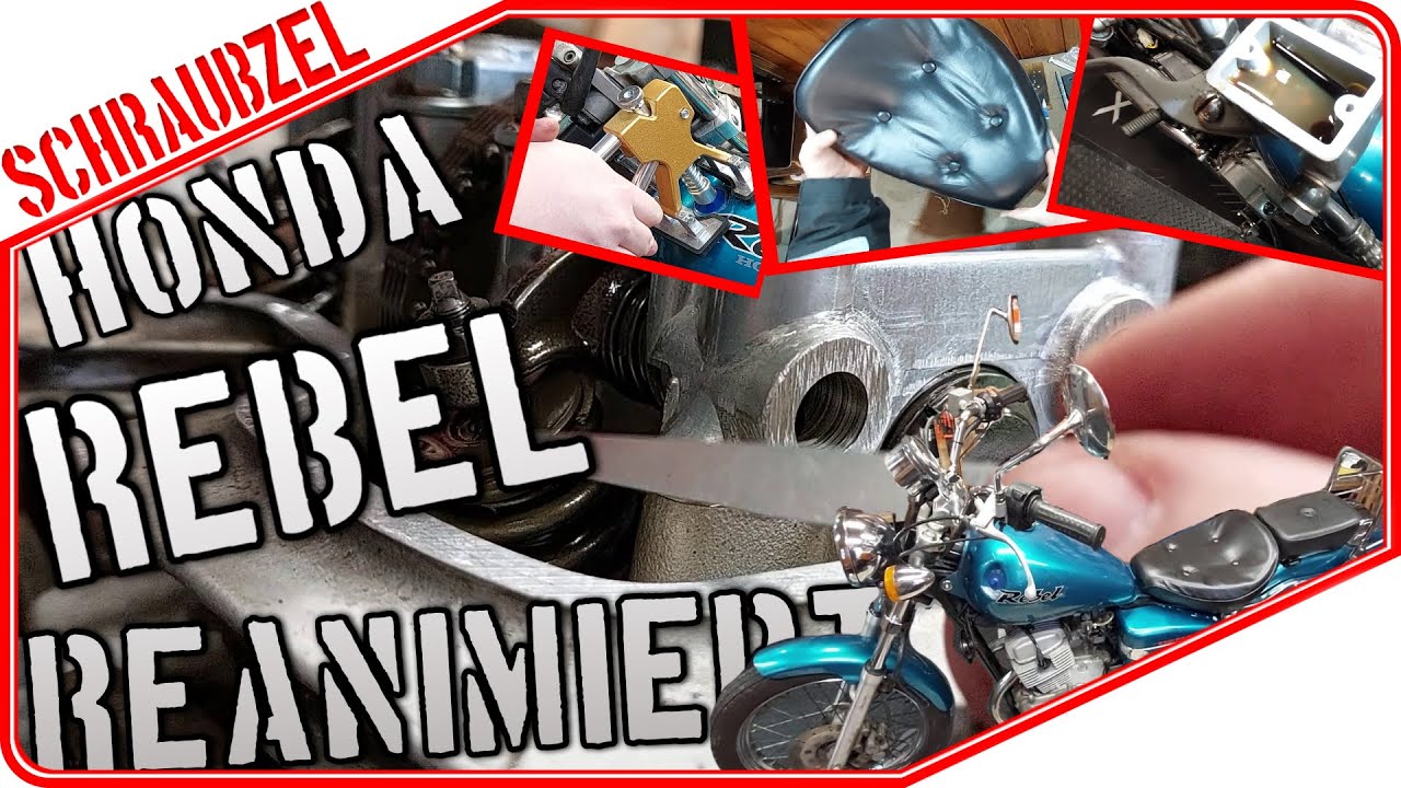 Honda Rebel 125 "die Wiederbelebung" 🔧🔨 Teil 2