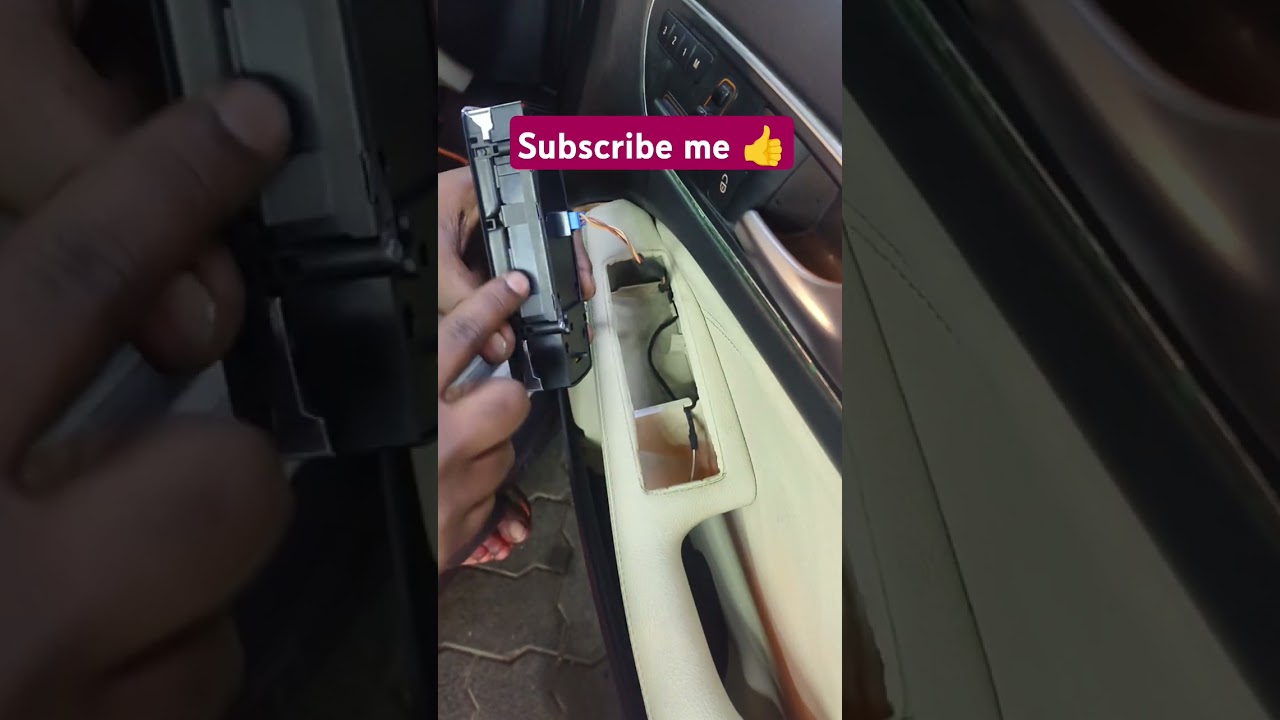 Mercedes Benz GLA power window switch fitting 👍👍👍
