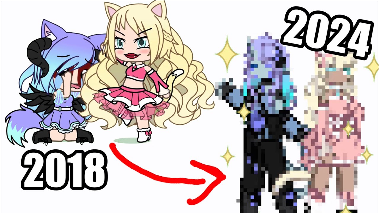 REDESIGNING 2017-2018 GACHA CHARACTERS (To fit into my fantasy world) | PeachyPlanet