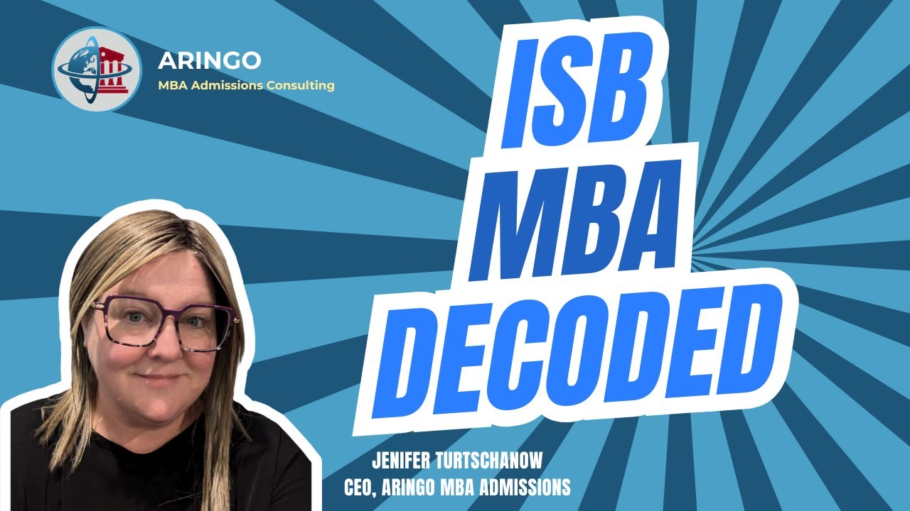Crack the ISB MBA- Exclusive Insights from the Senior Associate Director at ISB | ARINGO.com