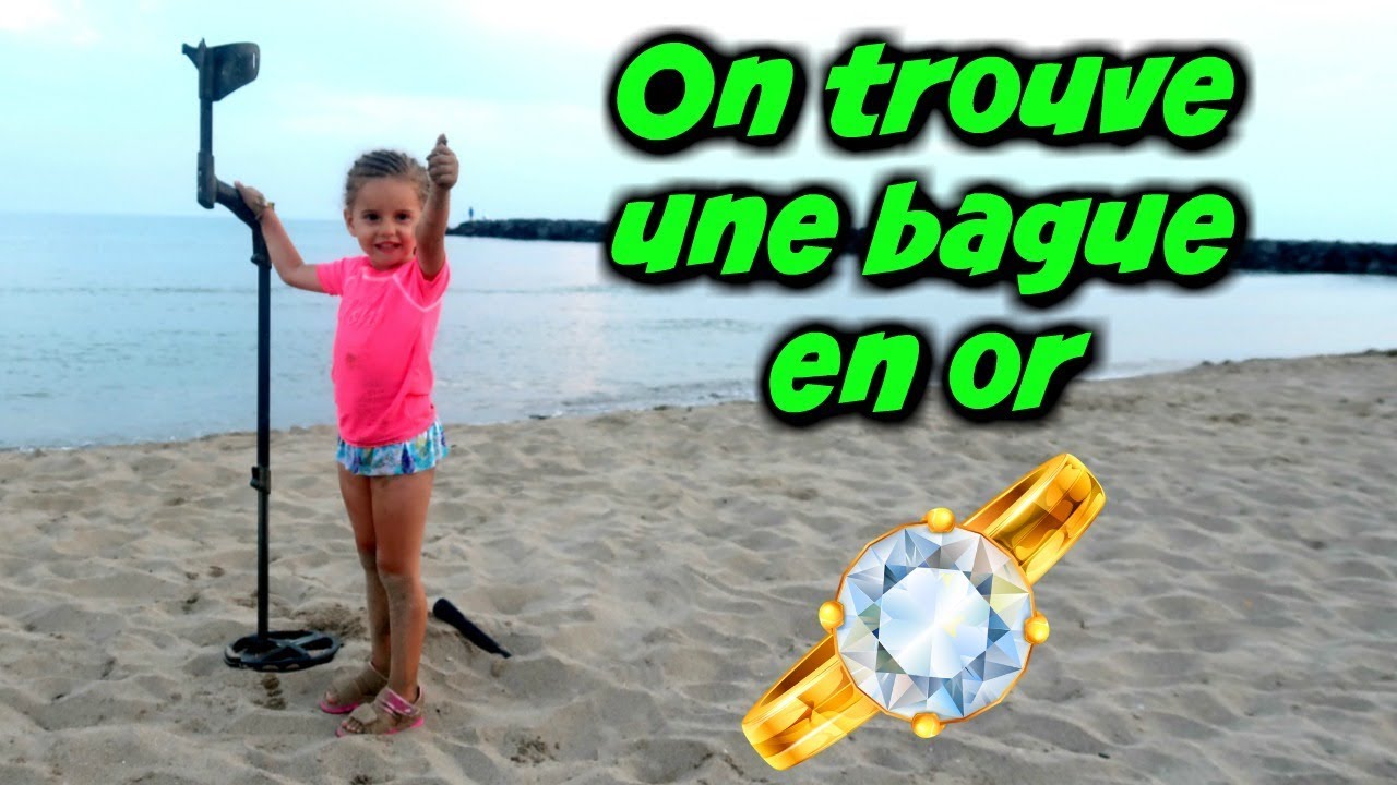 Sortie détection à la plage 2018. On trouve une bague en or!