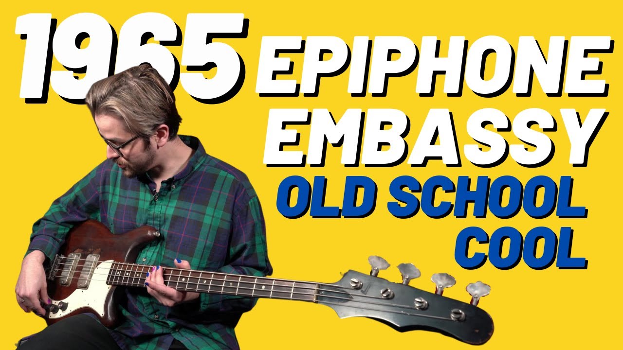 1965 Epiphone Embassy Bass | Player Grade Vintage Gear | Old School Cool |