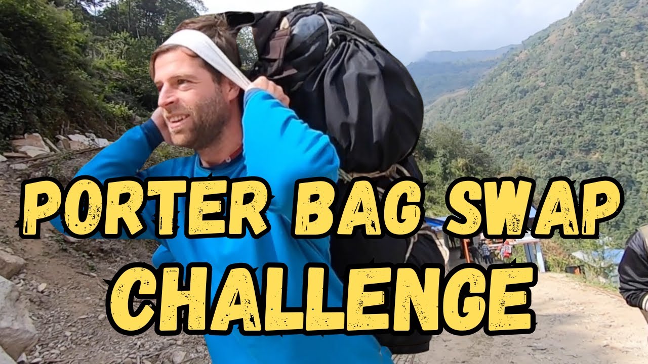 PORTER BAG SWAP CHALLENGE on the Annapurna Base Camp Trek, Nepal!
