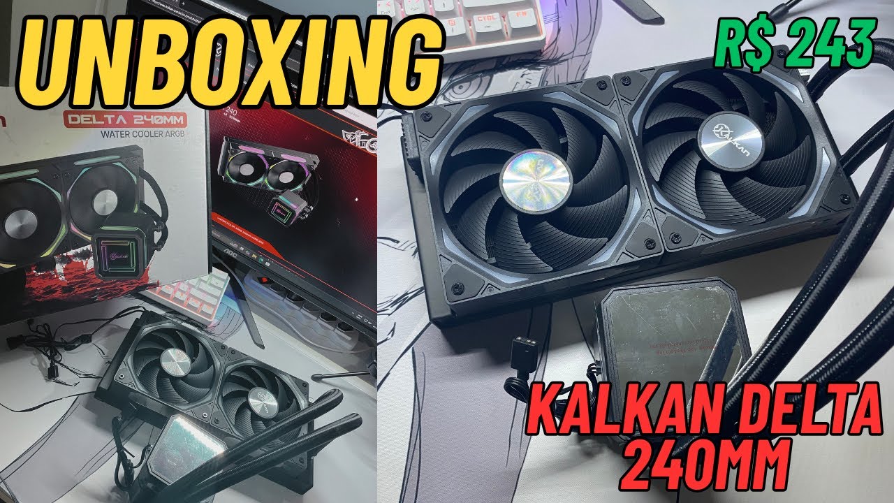 UNBOXING Water Cooler KALKAN DELTA 240mm!