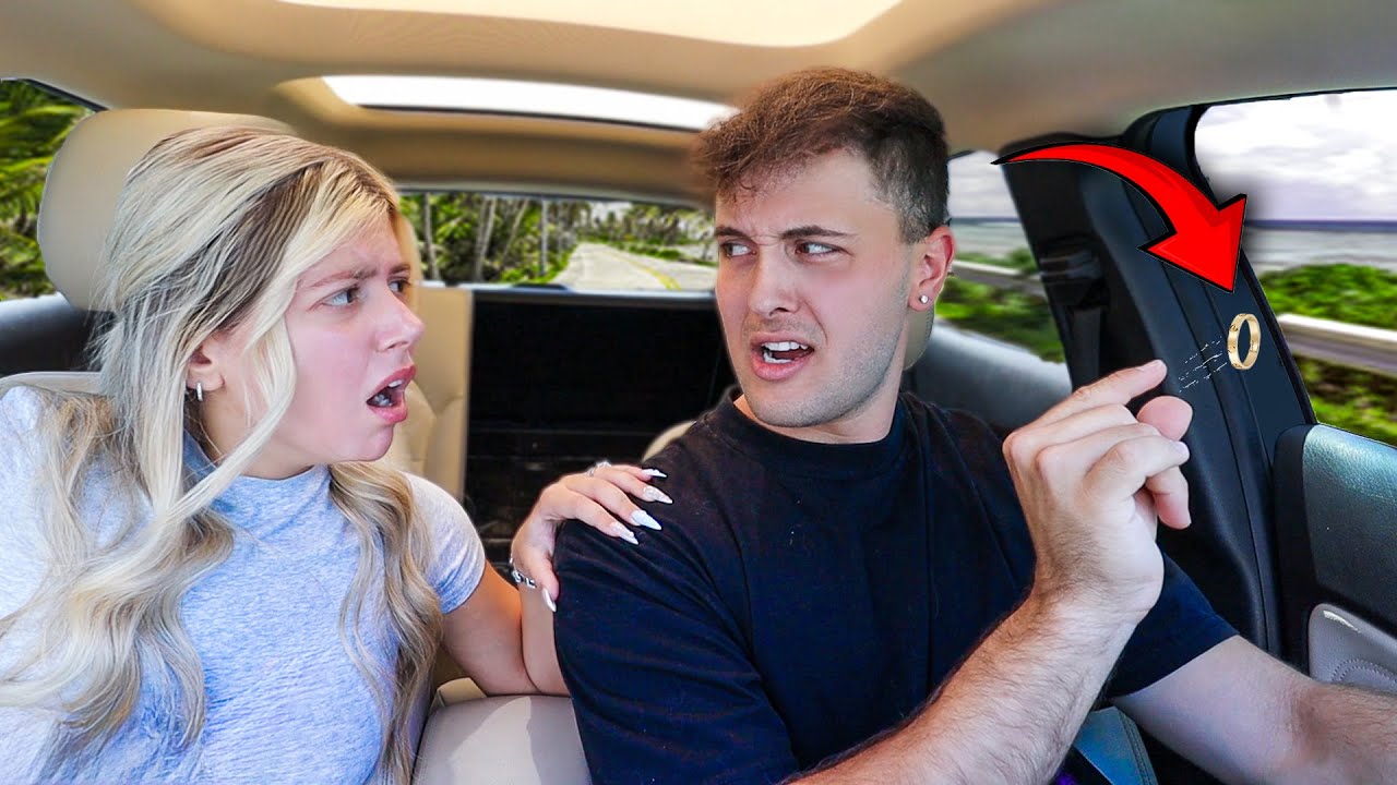 STARTING AN ARGUMENT THEN THROWING MY WEDDING RING OUT THE WINDOW..