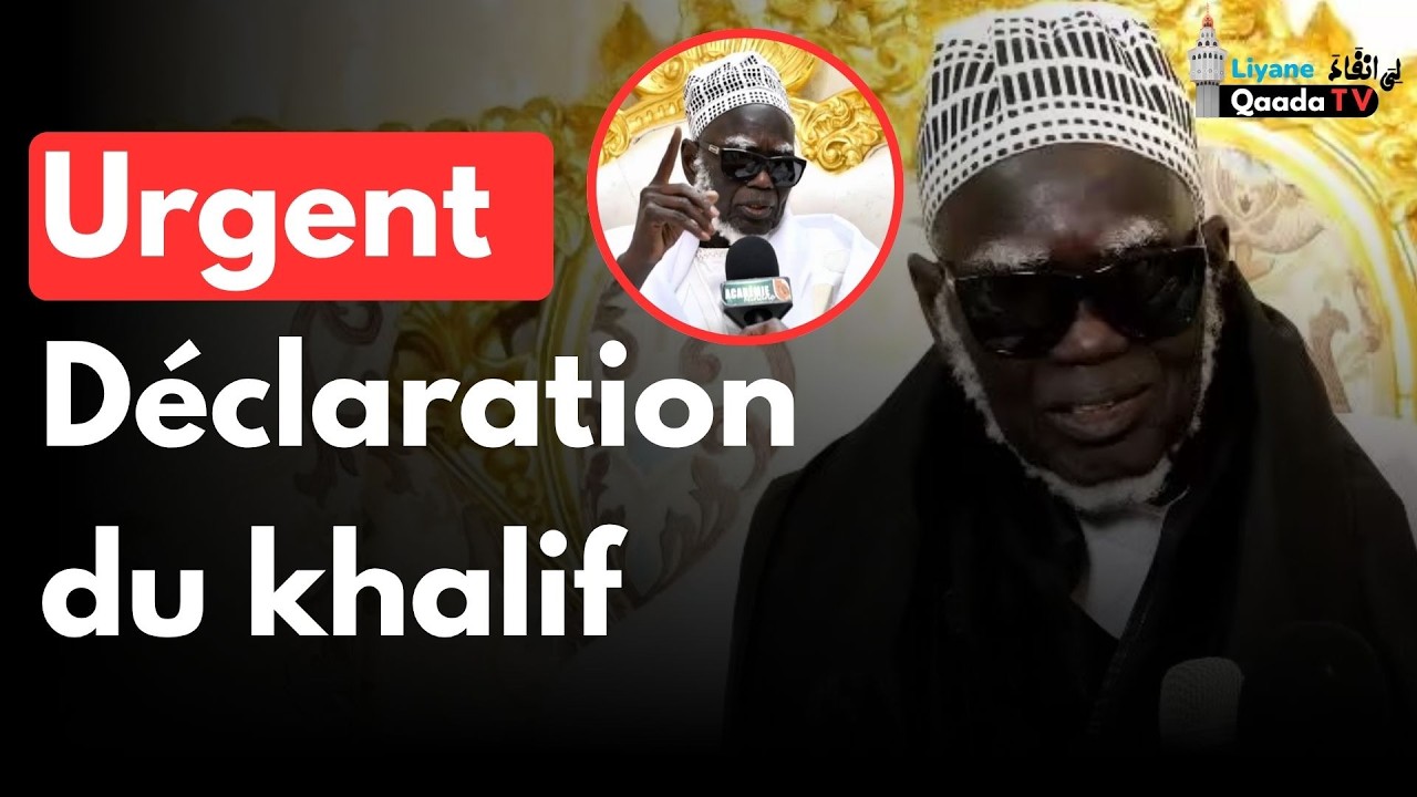 🔴 URGENT | D&eacute;claration du Khalife G&eacute;n&eacute;ral des Mourides Serigne Mounatakha Mbacke &ndash; 30 Mars 2026