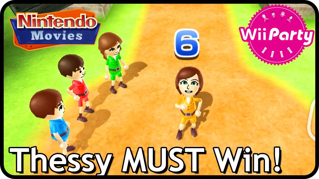 Wii Party - Thessy MUST Win! (4 Players, Maurits, Rik, Danique and Thessy)