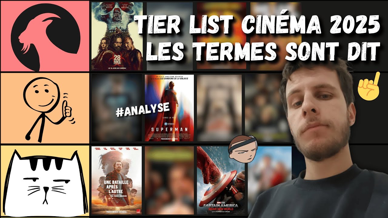 Récap et classement du cinéma 2025 !