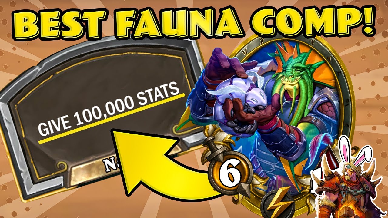 The BEST FAUNA COMP You Will Ever See! | Hearthstone Battlegrounds