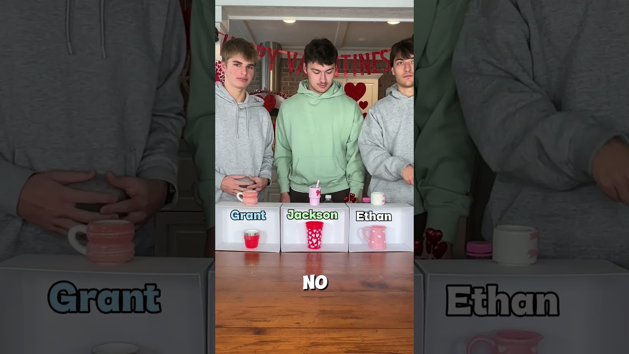 Valentine's Match Games! Day 3 = 3 Items! Couples vs. couples Challenge!!